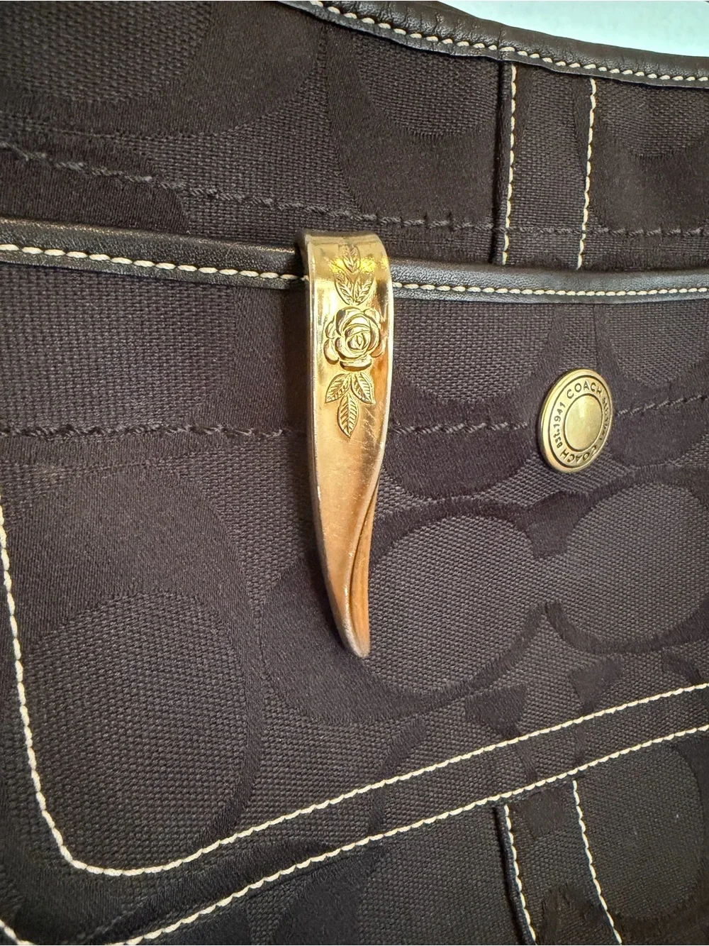 Stainless Rose Spoon Purse Clip